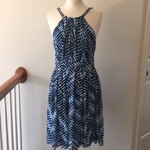 Calvin Klein Dress Size 6 Pleated Top Straps